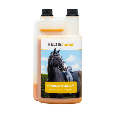 Magnesium chelaat supplement voor paarden van het merk Heltie Horse