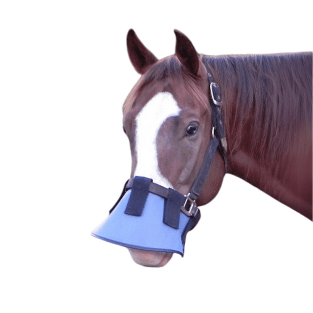 UV-werende neusbeschermer voor paarden voor aan eigen halster