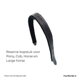 Leren reserve kopstuk voor GG equine halsters in maat cob tot en met large horse